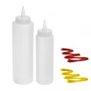 Flacons de sauce  garnir - Lot de 2