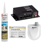 Kit pose panneau solaire + R�gulateur MPPT ANTARION 10A 160W