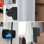 Verrou IMC porte cellule noir