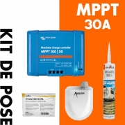 Kit pose panneau solaire + Rgulateur MPPT VICTRON 30A 440W