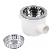 Bonde 55mm coudé pour tuyau de 25mm
