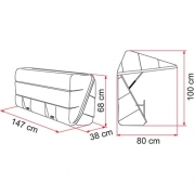 Coffre Fiamma Ultra-Box 360 litres