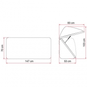 Coffre Fiamma Ultra-Box 500 litres