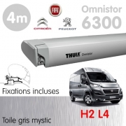 Pack Store + fixations Thule 6300 Gris anodis 4m Ducato aprs 2007 H2L4