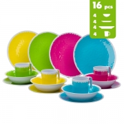 Lot de vaisselle Mélamine Hello Summer