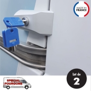 Lot de 2 verrous Fuyants IMC Portes Arrires et Latrales Fourgon