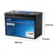 Batterie Lithium fer phosphate 100Ah Carbest avec fonction bluetooth