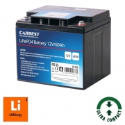 Batterie Lithium fer phosphate 60Ah Carbest