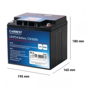 Batterie Lithium fer phosphate 60Ah Carbest