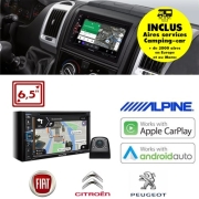 Station multimdia PACK ALPINE INE-W611DC + camra