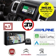 Station multimdia PACK ALPINE INE-W611DC + camra
