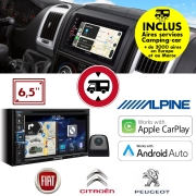 Station multimdia PACK ALPINE INE-W611DC + camra IDCAM 120FRCA