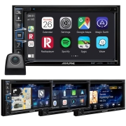Station multimdia PACK ALPINE INE-W611DC + camra IDCAM 120FRCA