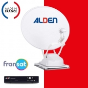 Antenne satellite ALDEN Onelight EVO 60HD avec dmo FranSAT spcial fourgon