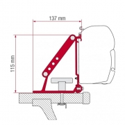 Adaptateur store Fiamma F45 pour barres de toit de van