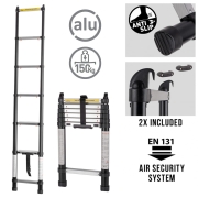 Echelle Alu t�l�scopique 2M10 LADDY ALCOVE BRUNNER