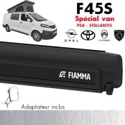 Store Fiamma F45s 2m63 Van PSA Stellantis Noir