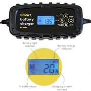 Chargeur de batterie LITHIUM 4A avec cran LCD