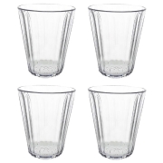 Lot de 4 verres acryliques 25cl