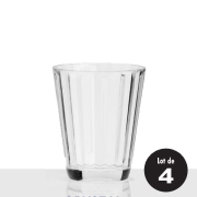 Lot de 4 verres acryliques 25cl