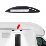 clairage Auvent 10 LED 5W 364 mm Noir