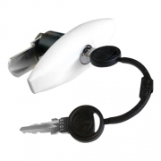 Serrure ZADI PUSH Type B blanche