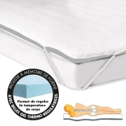 Surmatelas gel � m�moire de forme pour lit