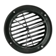 Grille ronde 164 mm - Noire