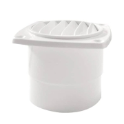 Grille 94x93 mm  avec axe - Blanche