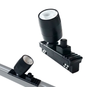 Spot LED 12V pour Rail noir