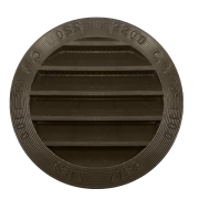 Grille ronde 77 mm - 95 mm Marron