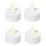 Lot de 4 bougies  led