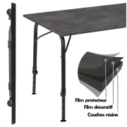 Table TABYLO EXTERIO Brunner 100x68cm