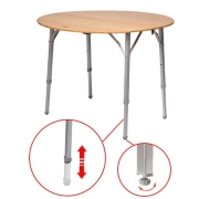 Table CAMPERKING R Brunner diamtre 90 cm