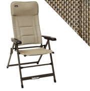 Fauteuil matelass dossier haut alu Moka TRIGANO