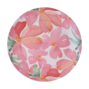 Assiette mlamine  fleur 24cm