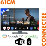 Smart TV LED FHD 61 cm 24 pouces Google TV ANTARION