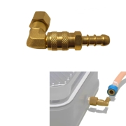 Raccord gaz rapide coud diamtre 13,16mm auto