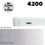 Store THULE Omnistor 4200 Blanc Voile Gris Mystic de 2,60  4,50 m