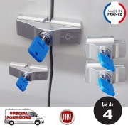 Lot de 4 verrous IMC Pack spcial Fiat Ducato  partir 2022