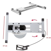 Pied de table télescopique 355-730 mm ILSE - aménagement camping-car &  fourgon - H2R Equipements