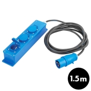 Prolongateur 3 Prises 10A 1,5m