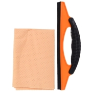 Kit de nettoyage raclette  vitre et peau de chamois