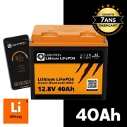 Batterie Lithium LIONTRON 12V 40Ah