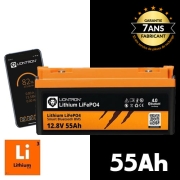 Batterie Lithium LIONTRON LX SMART BMS 12V 55Ah