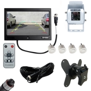 Camera de recul IDCAM 710WP avec radars + cran 7 pouces  intgral
