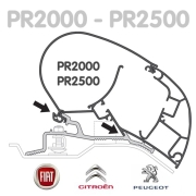 Adaptateur store DOMETIC PR 2000 et 2500 Ducato H2 de 2006  2021