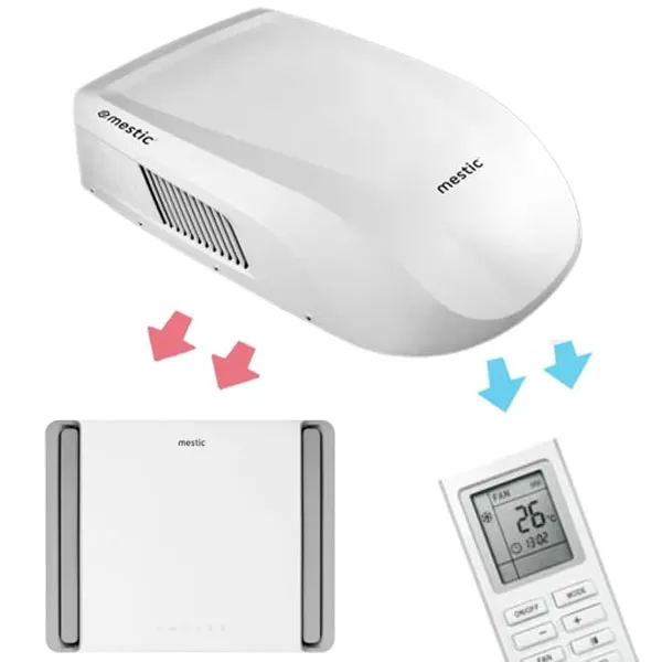 Climatiseur Mobile Mestic SPA-5000 – 1500W – Pour Camping-car/caravane – WiFi