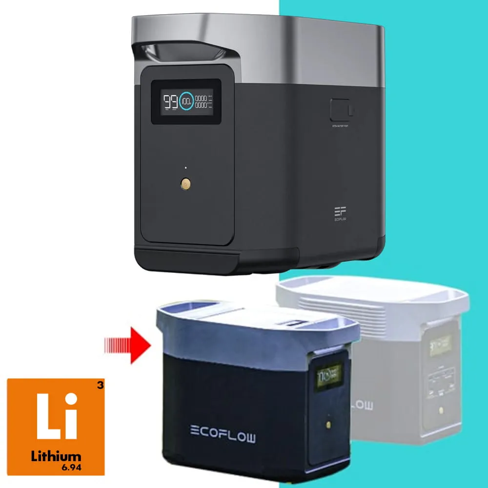 Batterie Lithium additionnelle pour ECOFLOW DELTA 2 DELTA 3