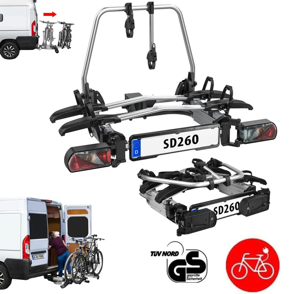 Porte-vlos coulissant sur attelage Enduro SD260